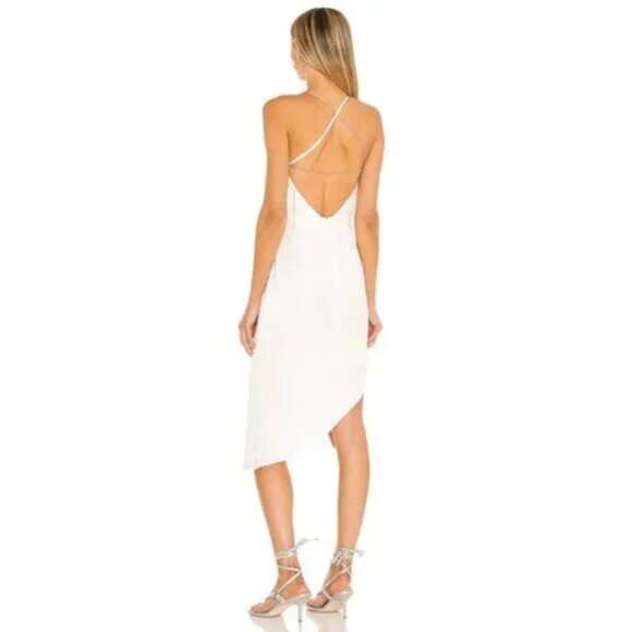 MICHAEL Costello x REVOLVE Tessa Midi Dress in Ivory - Picture 3 of 7